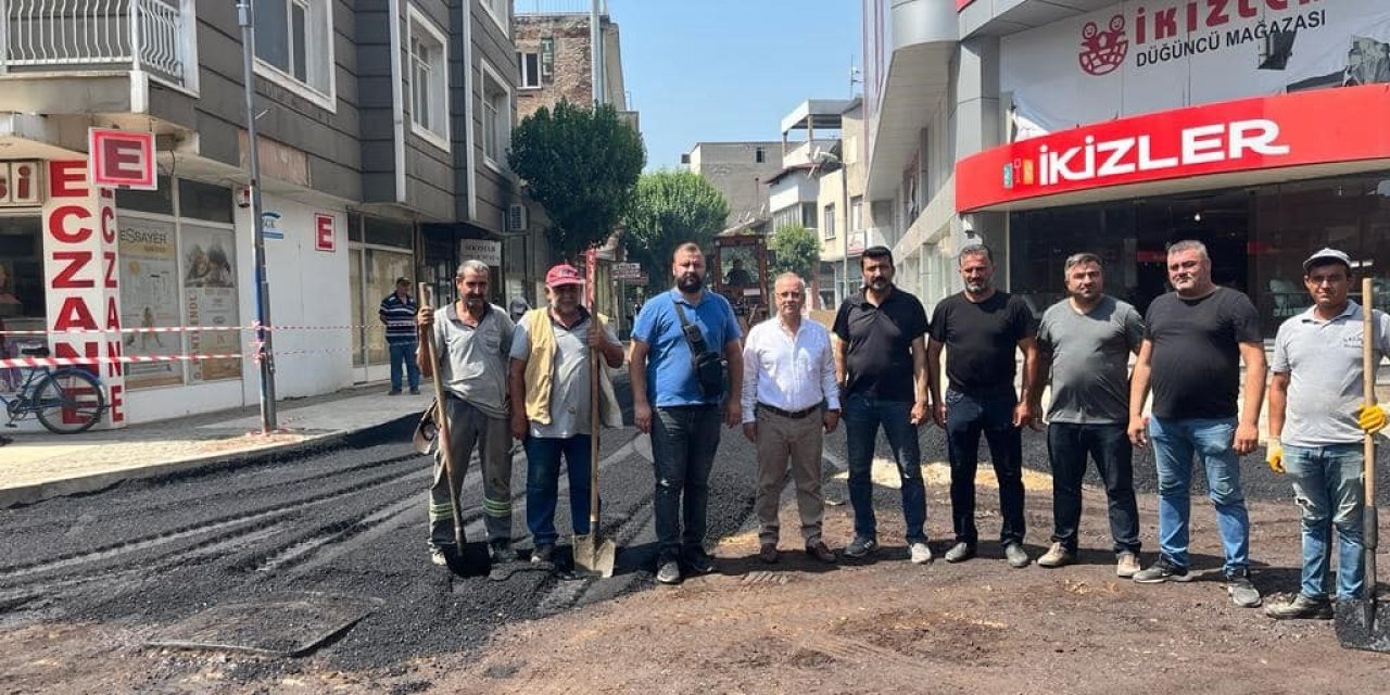 Salihli’de Yıldız Meydanı’nda kavşak düzenlemesi