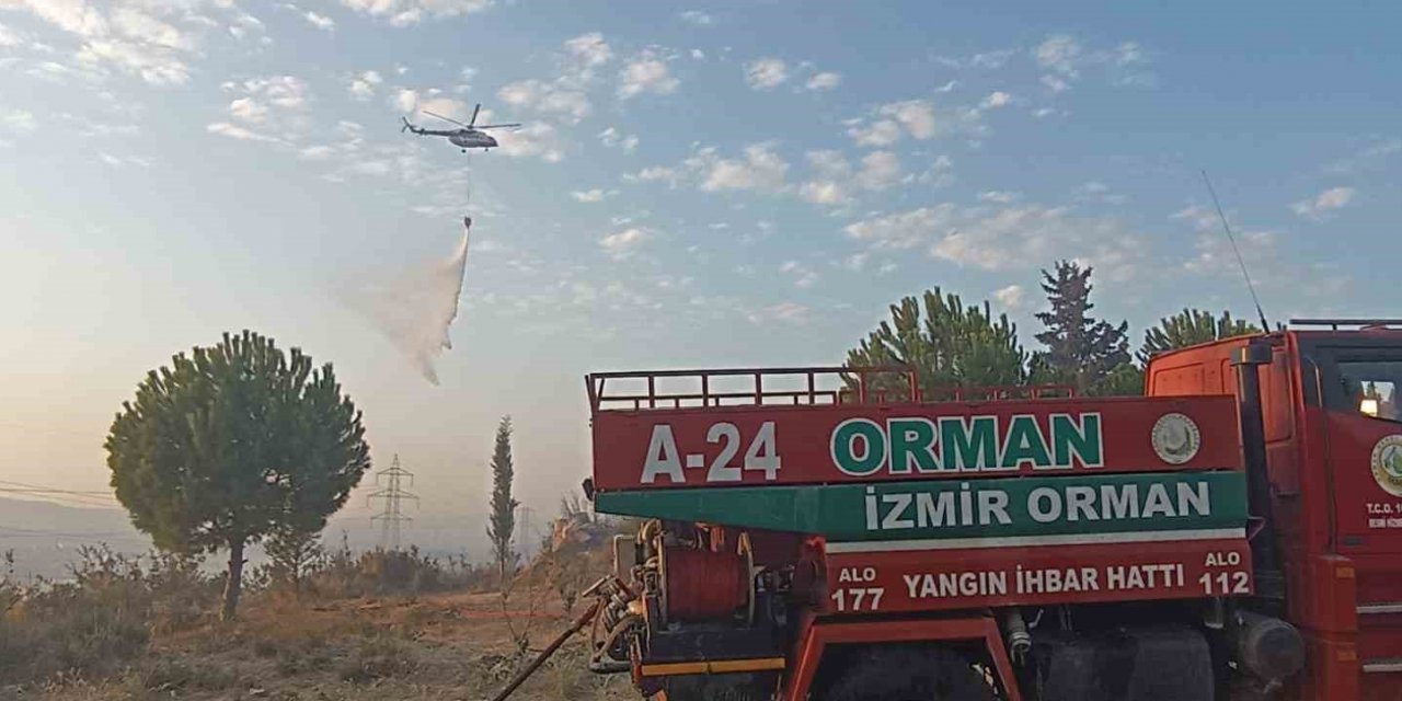 Aliağa’daki orman yangını kontrol altına alındı
