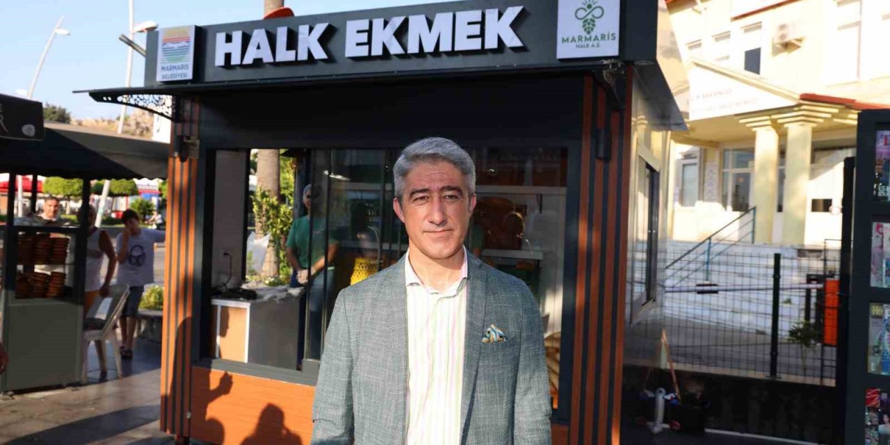 Marmaris’te halk ekmek büfesi açıldı