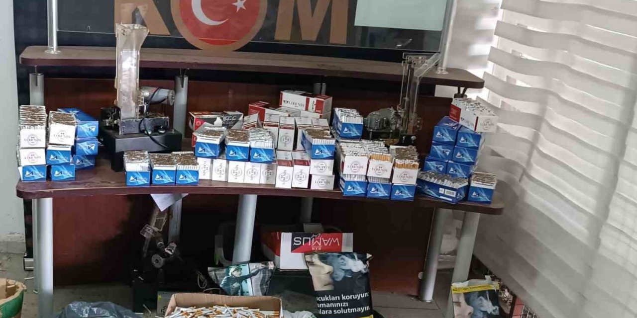 Aydın’da kaçak sigara operasyonu: 1 gözaltı