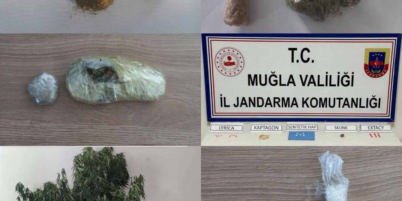 Muğla’da bir hafta içerisinde uyuşturucudan 19 şüpheli yakalandı