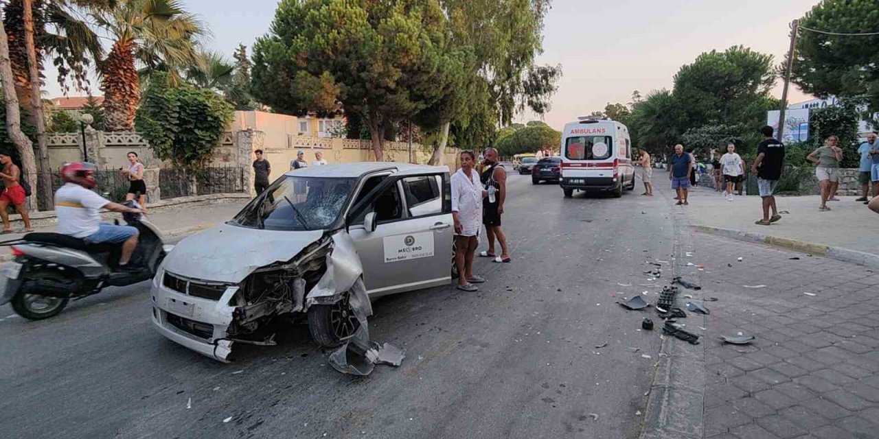 Alkollü sürücü motosikletliye çarptı: 1 ağır yaralı