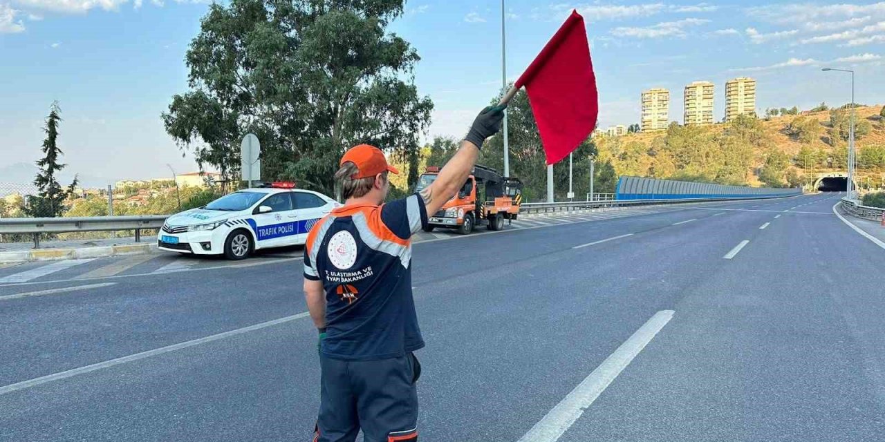 İzmir Bayraklı Tünellerinde yangın tatbikatı