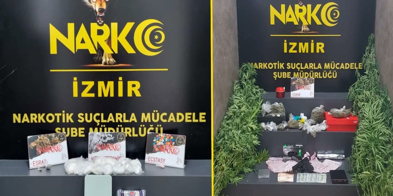 İzmir’de bir haftada 41 uyuşturucu operasyonu: 23 tutuklama