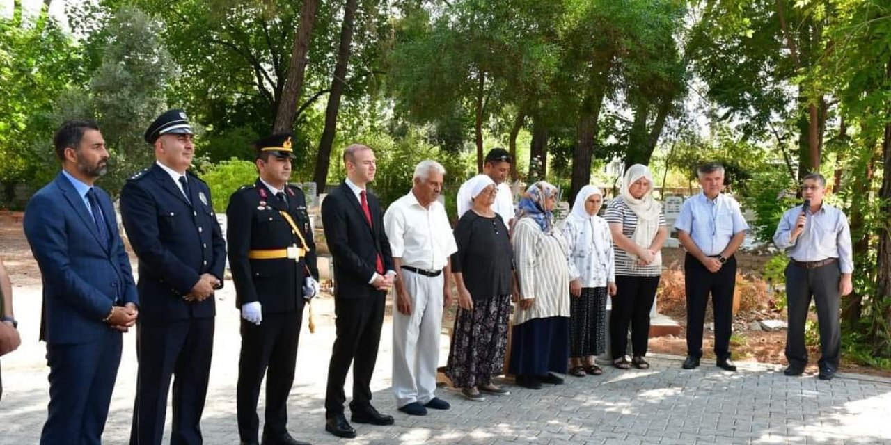 Köyceğiz’de şehitler dualarla yad edildi