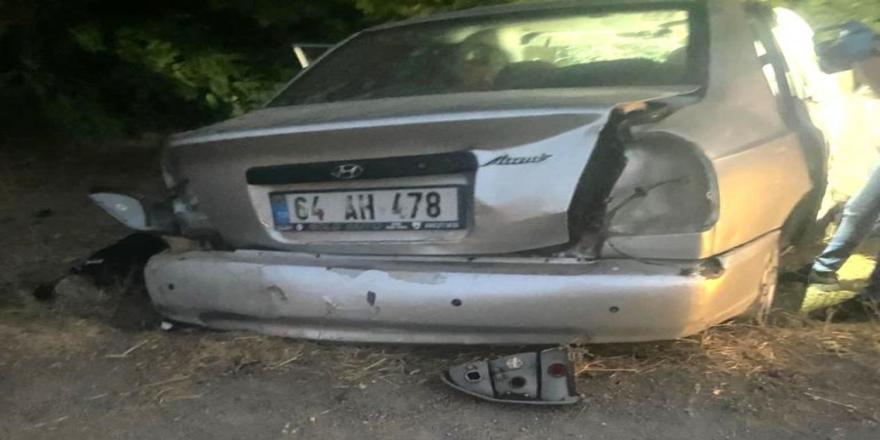 Şarampole uçan otomobil baba oğula mezar oldu