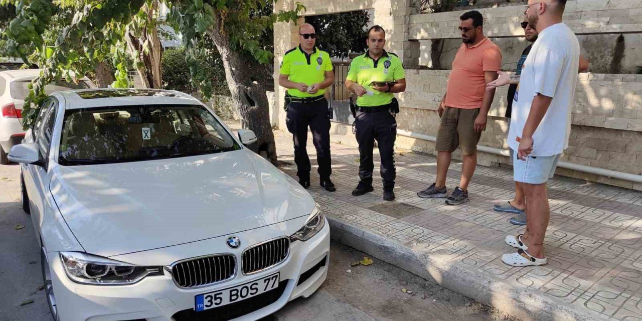 Kuşadası’nda drift yapan alkollü sürücüye 26 bin lira ceza