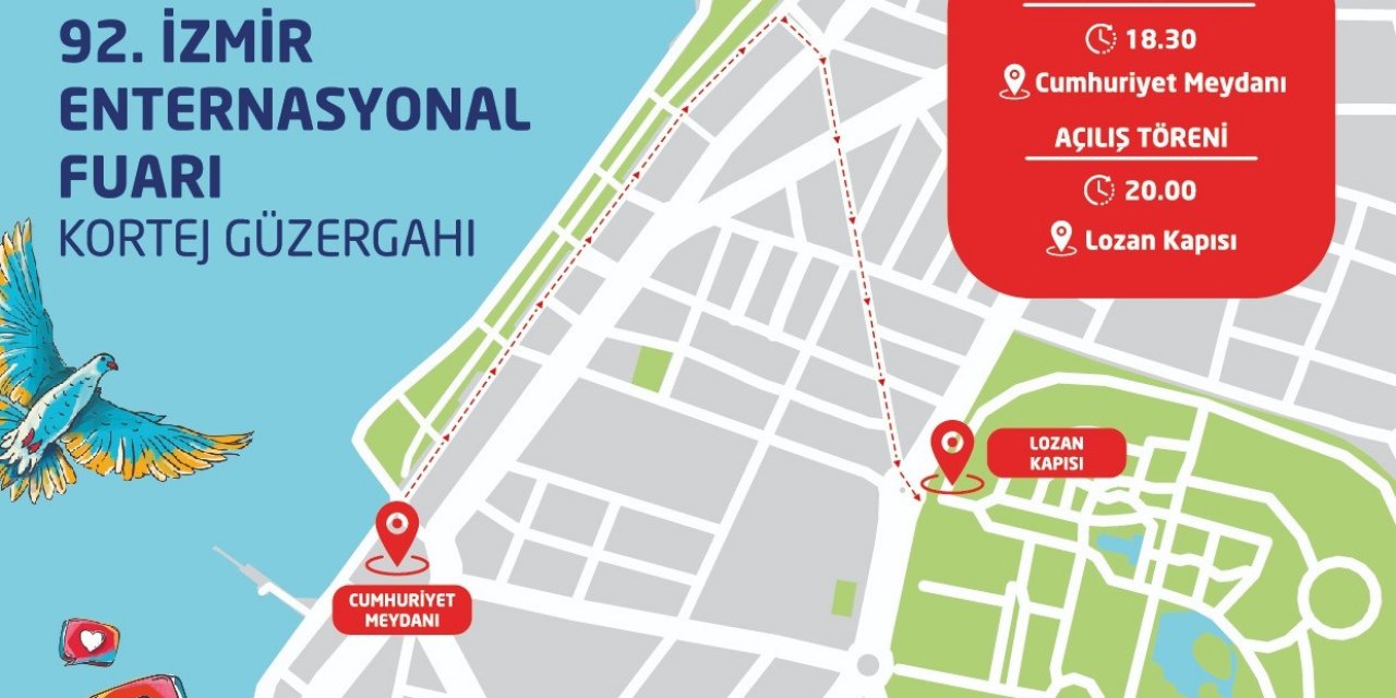 92. İzmir Enternasyonal Fuarı dev kortejle başlıyor