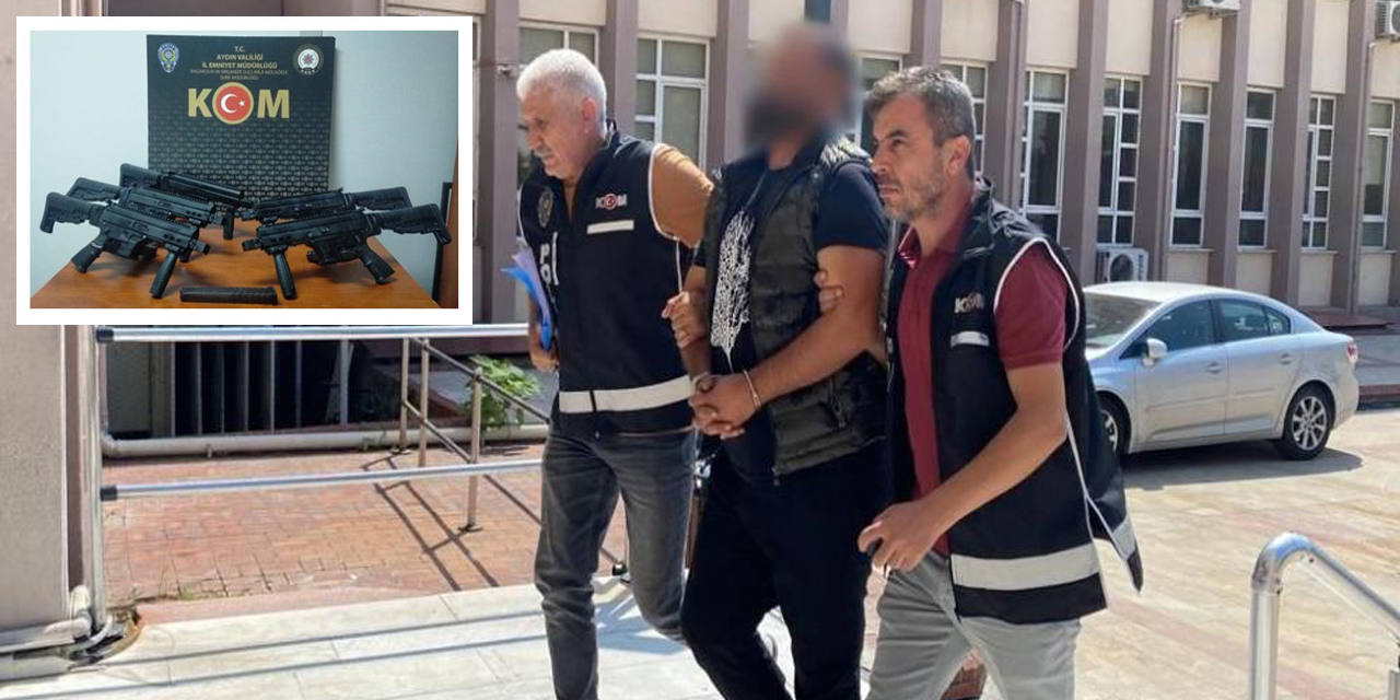 Aydın’da 5 uzun namlulu otomatik tüfek ele geçirildi