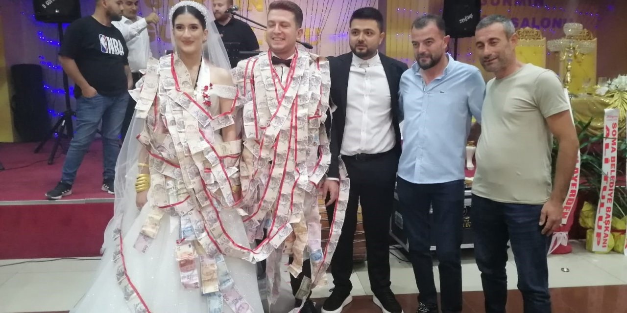 Gelin ve damada 45 metrelik takı sürprizi