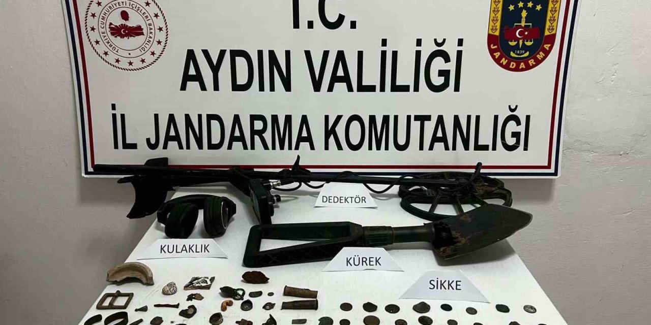 Yabancı uyruklu şüpheli kaçak kazı yaparken suçüstü yakalandı