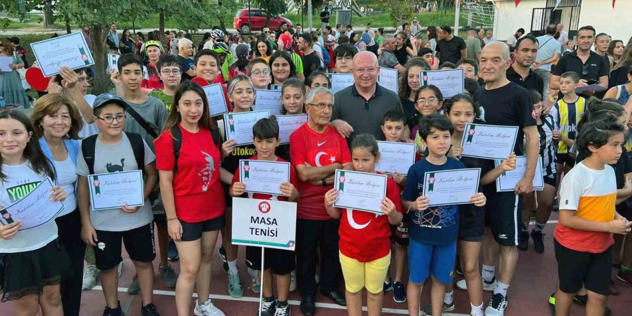 Yaz spor kursları etkinliklerle sona erdi