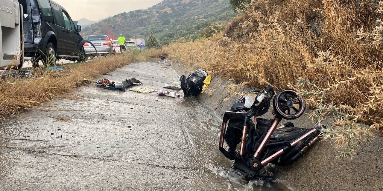 Aydın’da sağanak yağış kaza getirdi