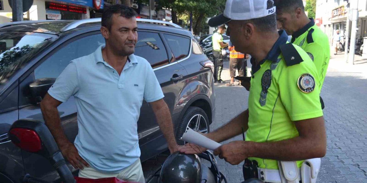 Fethiye’de motosiklet denetimi yapıldı