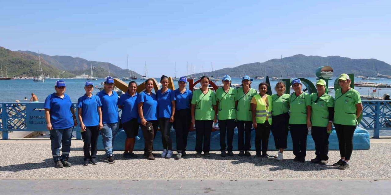 Marmaris’in sokaklarına kadın eli değdi