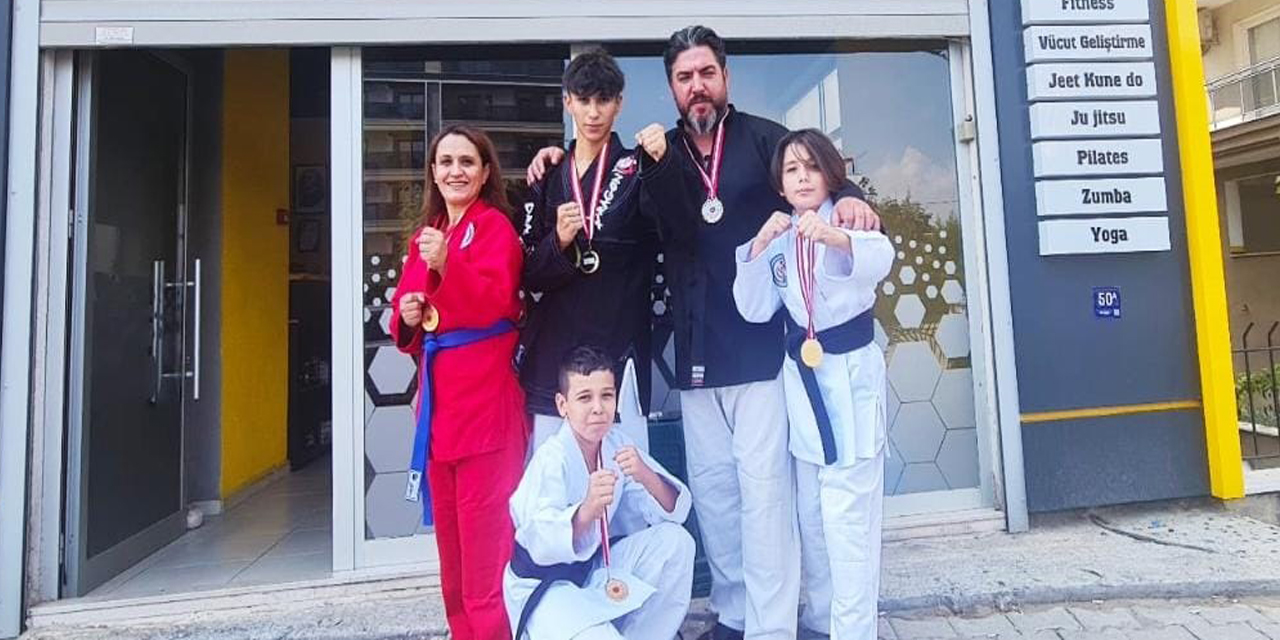 Aydınlı sporcular Türkiye Ju Jitsu Şampiyonası’ndan madalya ile döndü