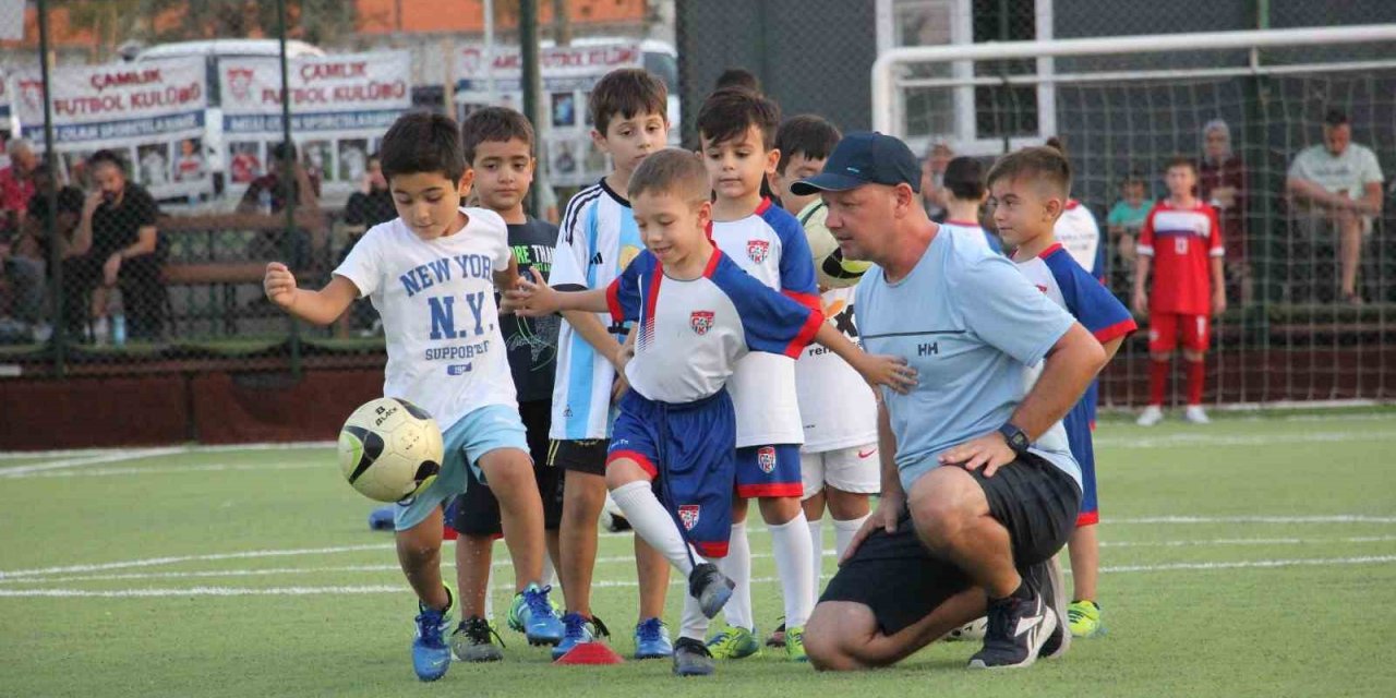 Çamlık Futbol Kulübü yeni yetenekleri keşfetmeye devam ediyor