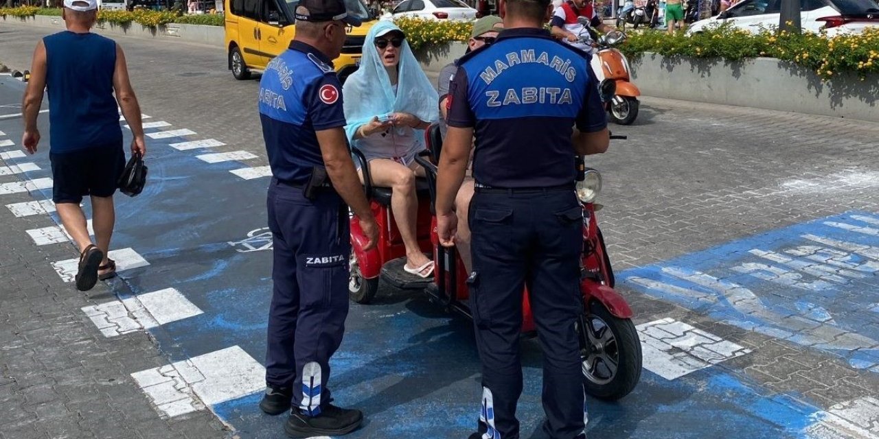 Marmaris’te kurallara uymayanlar denetimden kaçamadı