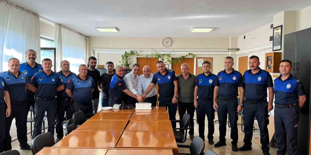 Salihli’de zabıta haftasına pastalı kutlama