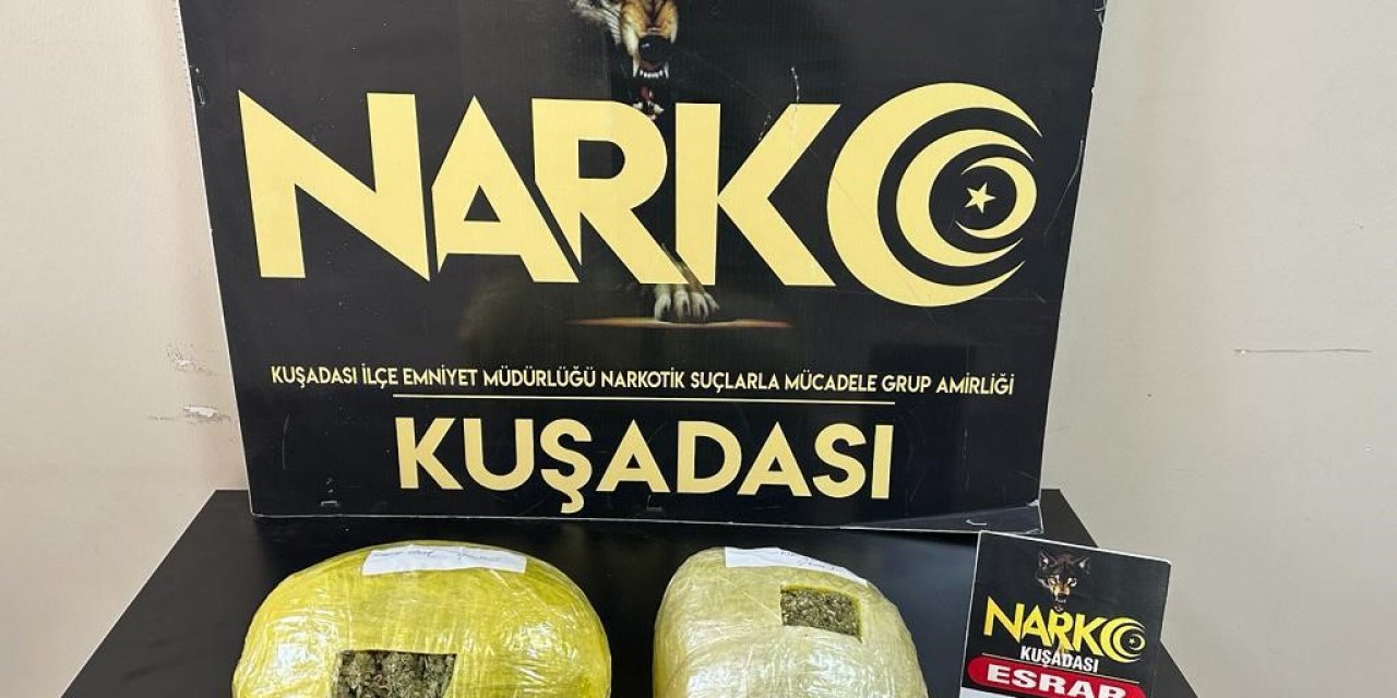 Otobüsle uyuşturucu sevkiyatını hassas burun Honaz bozdu