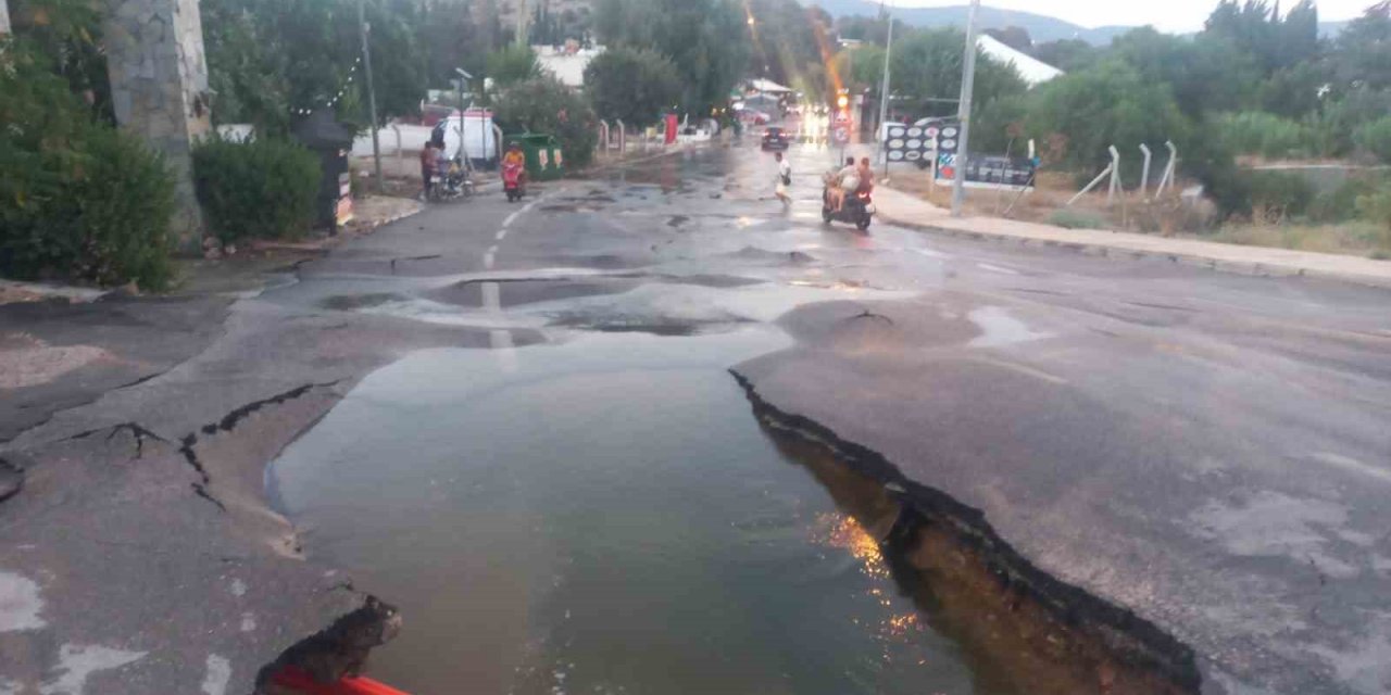 Bodrum’da isale hatlarında patlamalar bitmiyor