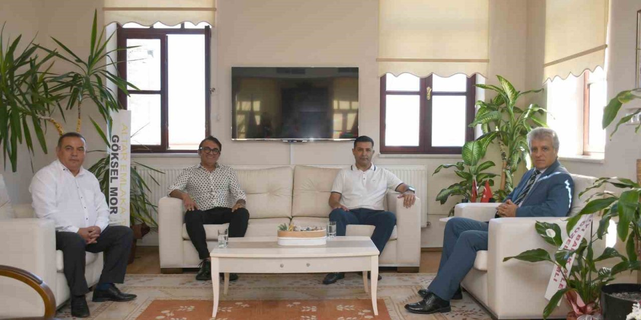 Başkan Ömer Günel’den Kaymakam İbrahim Keklik’e ‘Hayırlı Olsun’ Ziyareti