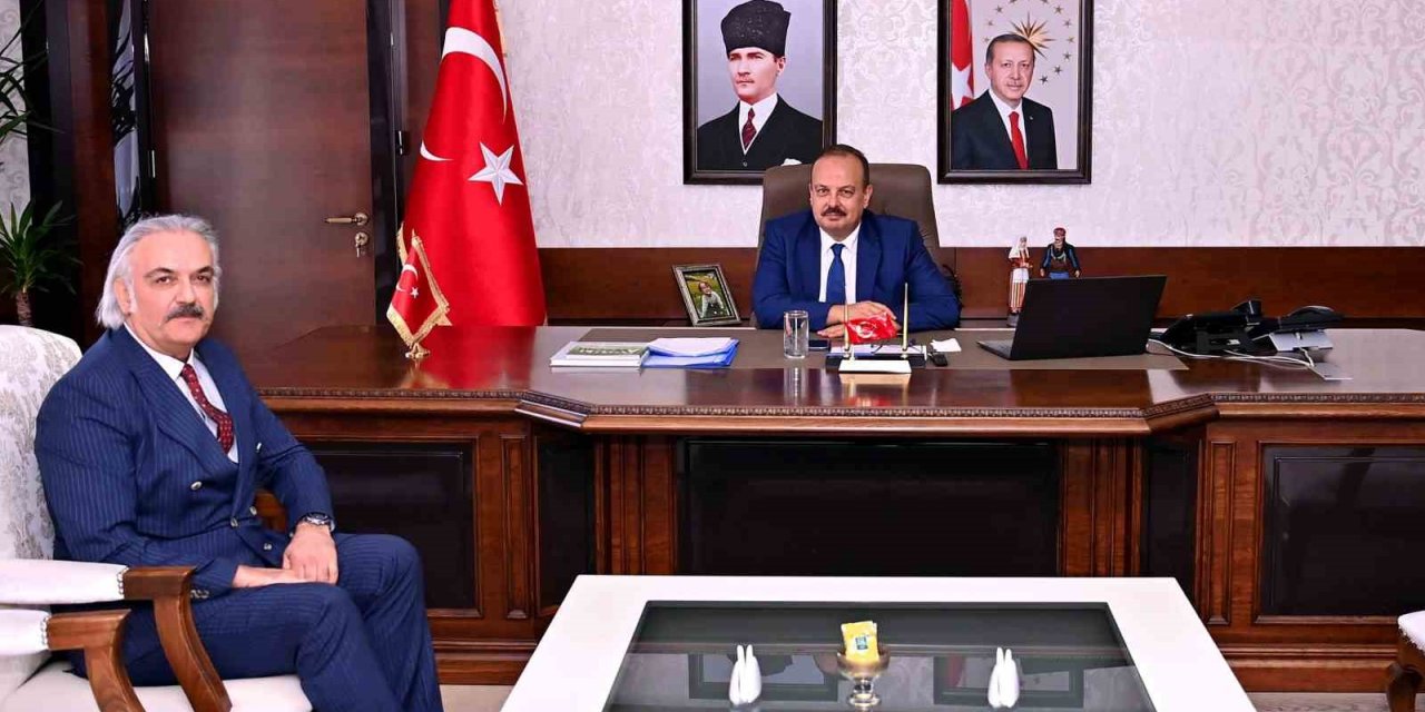 Söke’nin yeni Kaymakamı Ali Akça,  Aydın Valisi Canbolat ile bir araya geldi