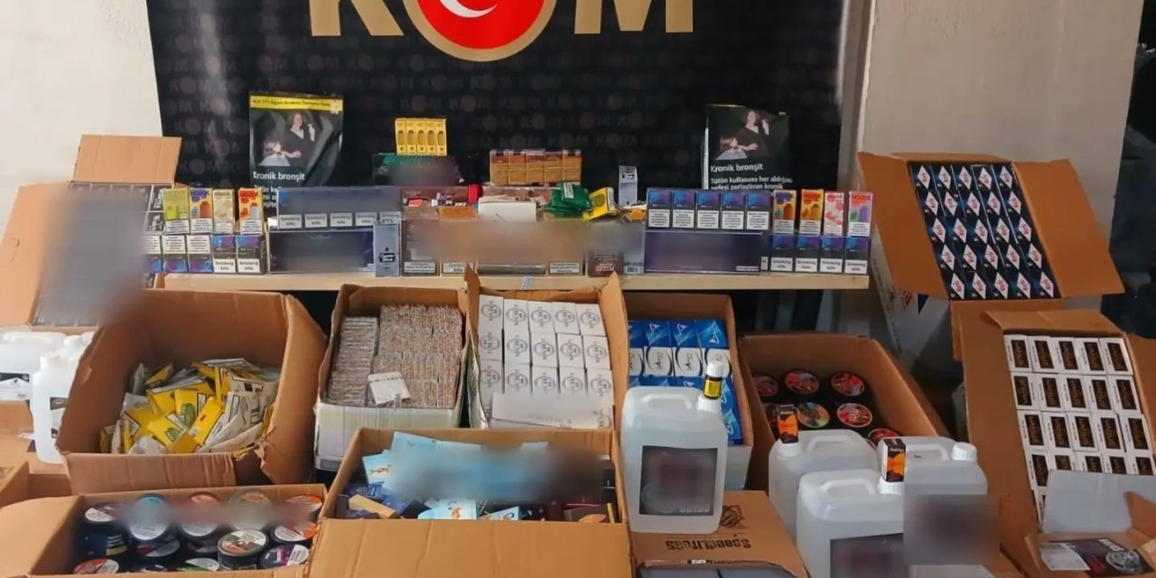 İzmir’de 9 ilçede 12 kaçakçılık operasyonu