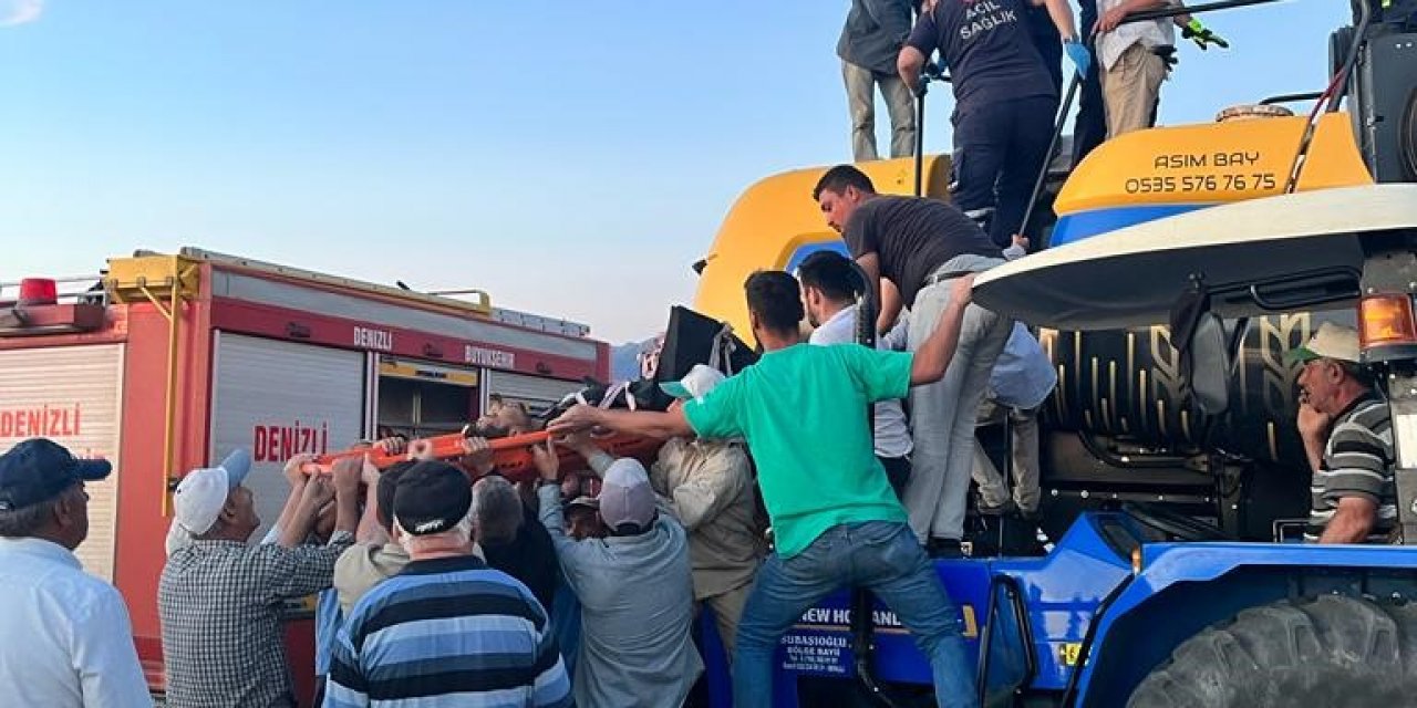 İki ayağını döverbiçere kaptıran genç yaşam mücadelesi veriyor