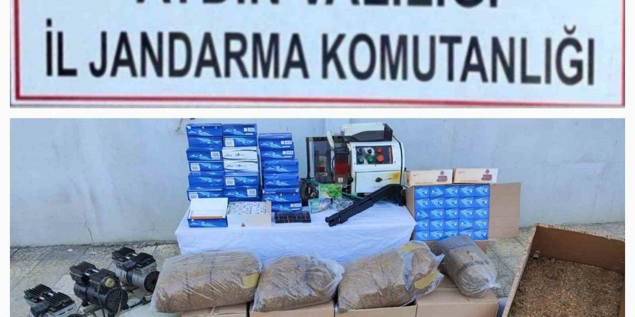 Kaçak sigara imalathanesine baskın: 1 gözaltı