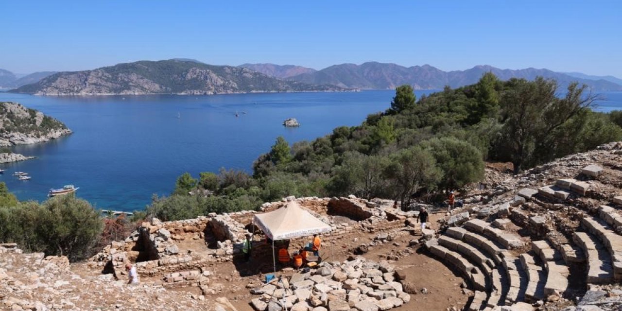 Amos antik kentinde kazı çalışmaları devam ediyor