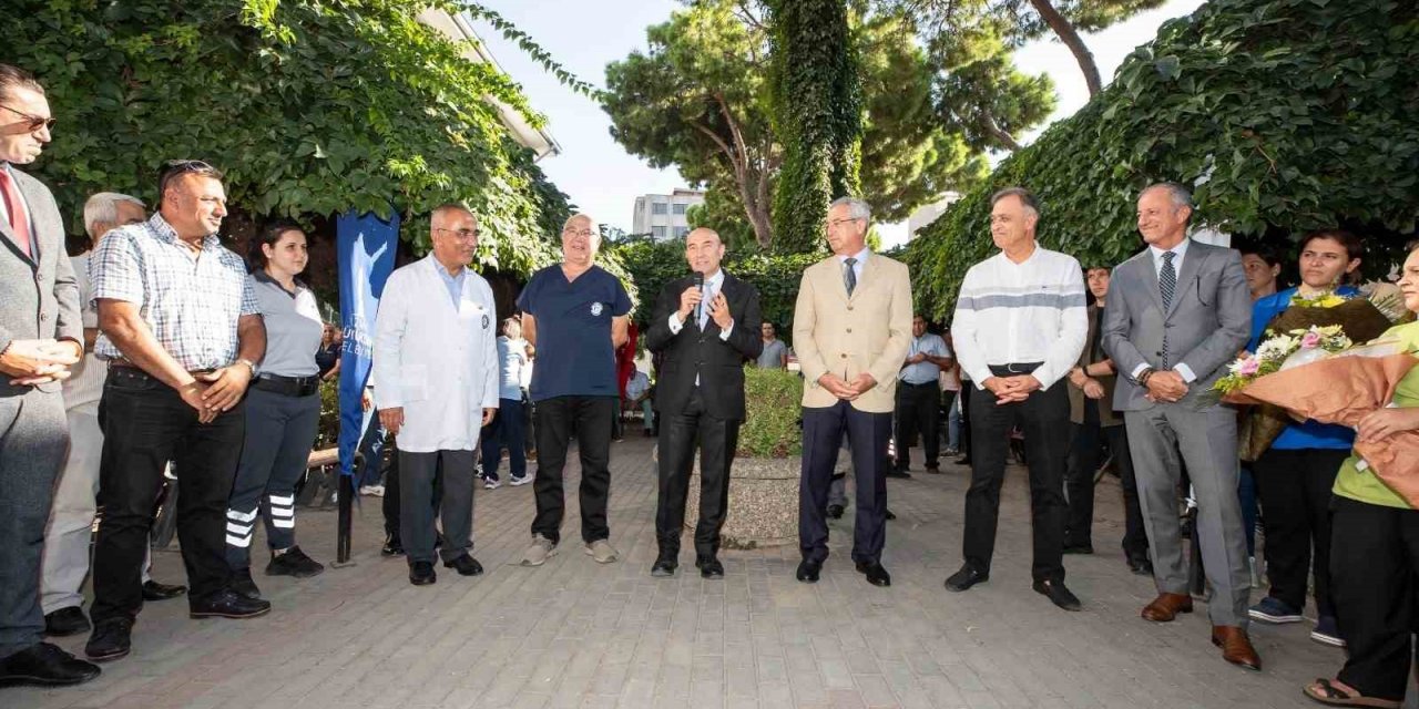 Eşrefpaşa Hastanesinde nöbet devri törenle yapıldı