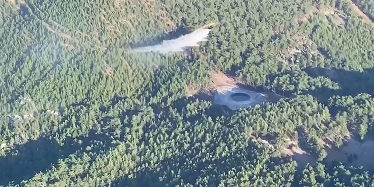 Köyceğiz’de orman yangını büyümeden söndürüldü