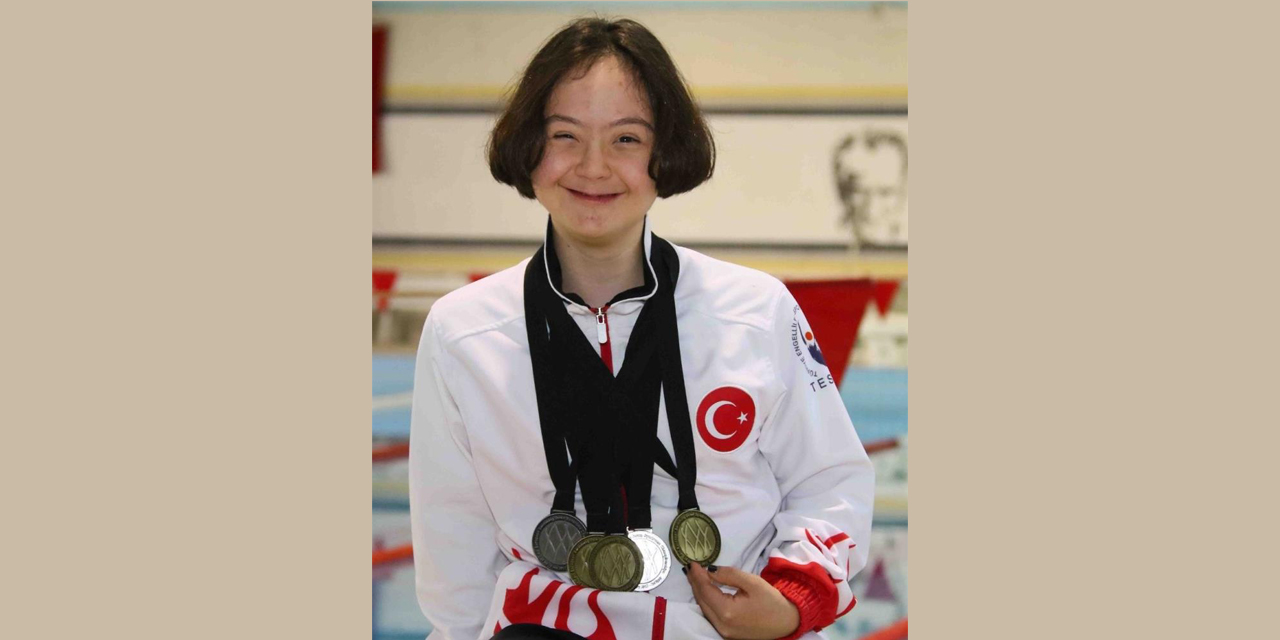 Egeli down sendromlu sporcu İrem’den Avrupa şampiyonasında 5 madalya