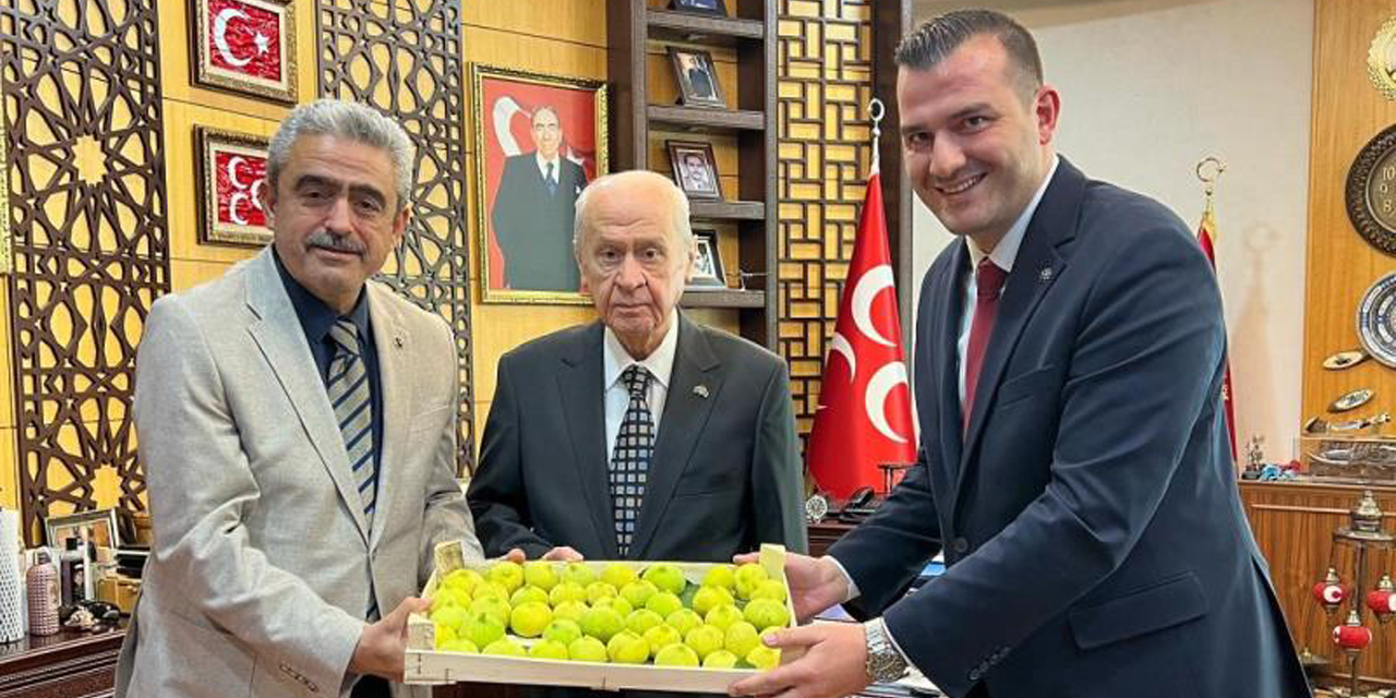 MHP Lideri Bahçeli’ye Aydın İnciri ikramı