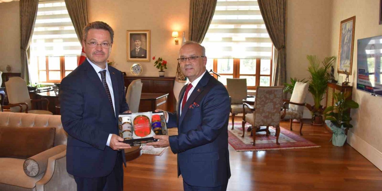 Başkan Kayda’dan, vali ve rektöre hayırlı olsun ziyareti