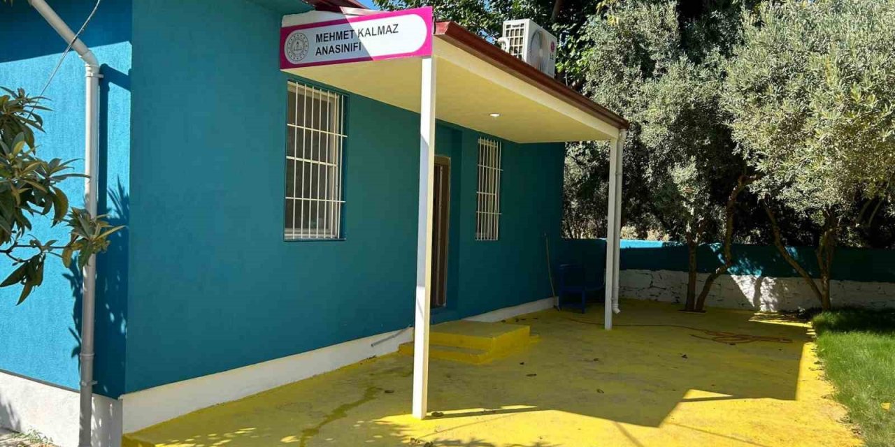 Sarıkemer’deki ana sınıfı hayırsever tarafından yenilendi