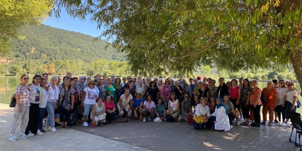 Selçuklu kadınların gezi mutluluğu