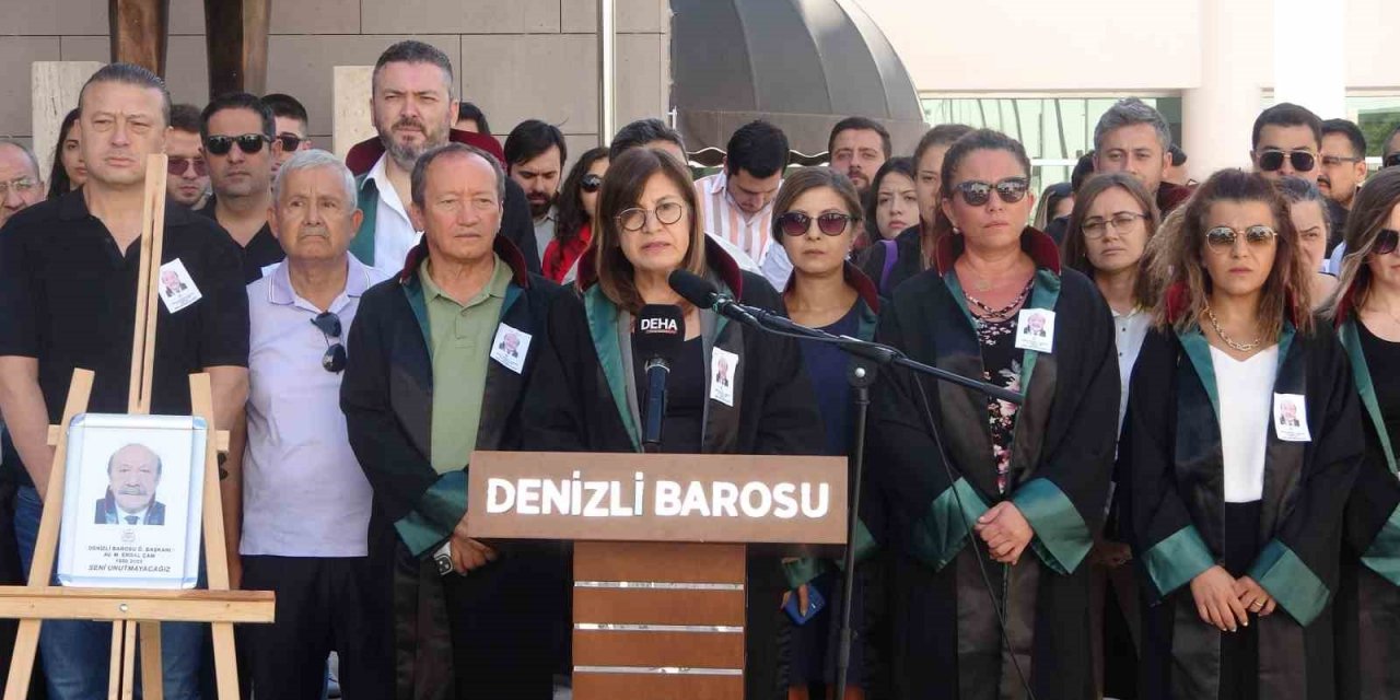 Denizli Barosu’ndan Bodrum’da öldürülen eski Baro Başkanı için açıklama