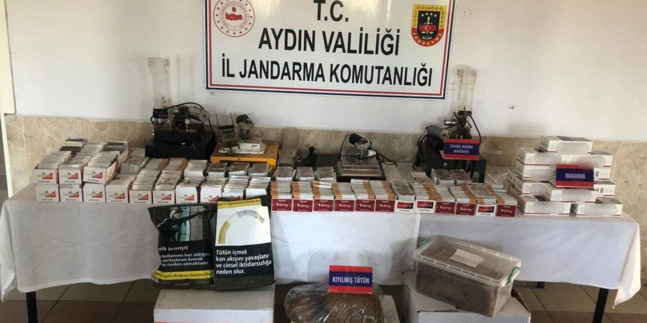 Aydın’da 45 bin 840 makaron ele geçirildi