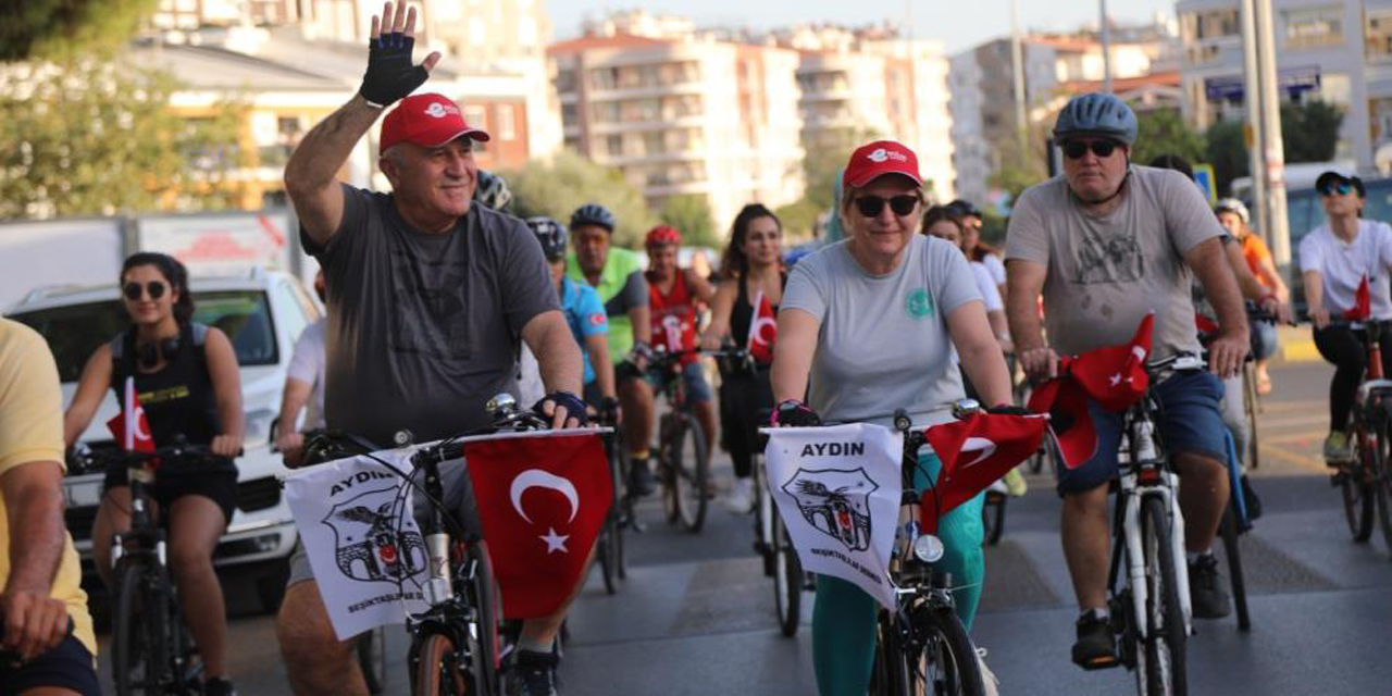 Efeler’de pedallar ’çevre dostu ulaşım’ için döndü