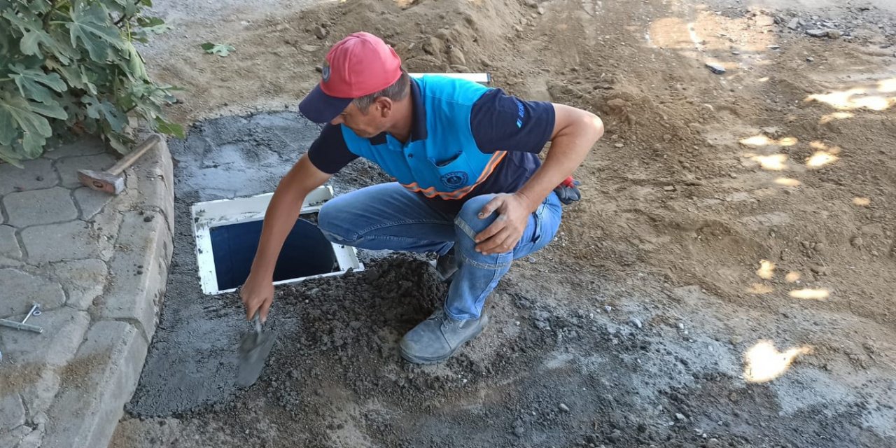 Salihli’nin 2 mahallesinde su baskınlarına karşı önlem