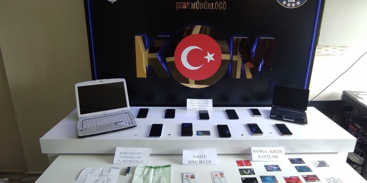 Denizli’de 13 dolandırıcılık şüphelisi tutuklandı