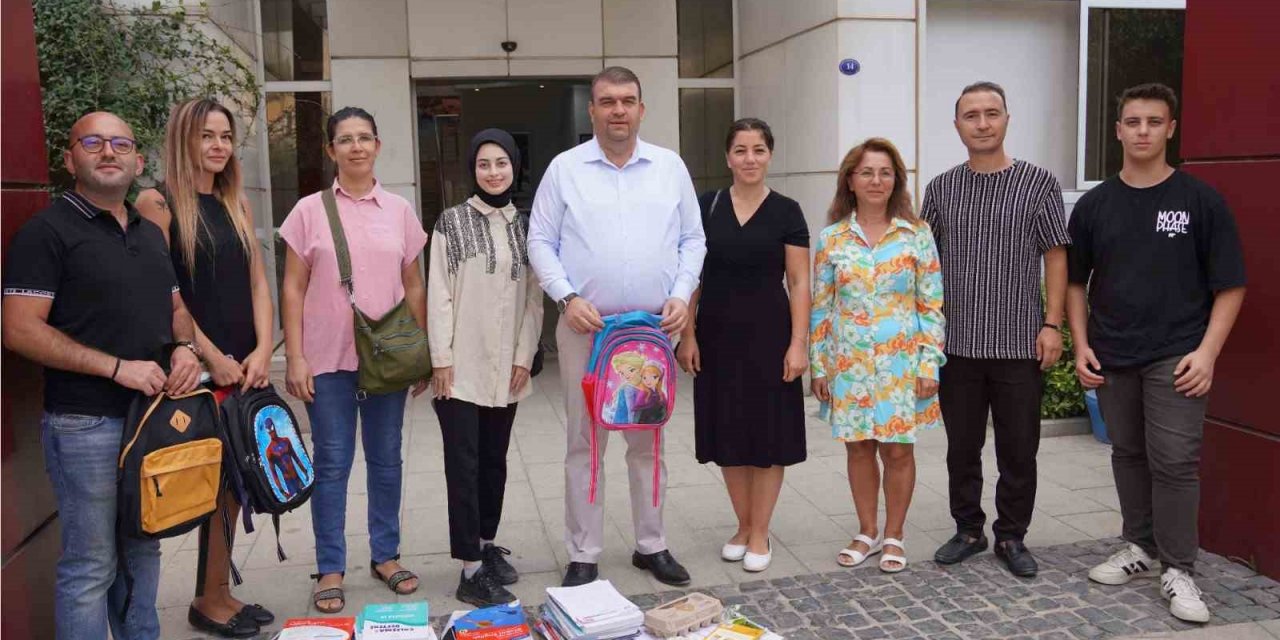 Atıklarını getirdiler, kırtasiye malzemesi aldılar