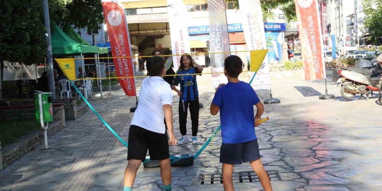 Avrupa spor haftası Menteşe’de çeşitli etkinliklerle kutlandı