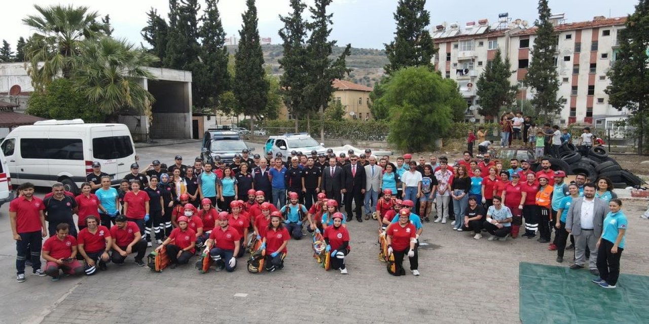 Aydın’da düzenlenen tatbikat gerçeğini aratmadı