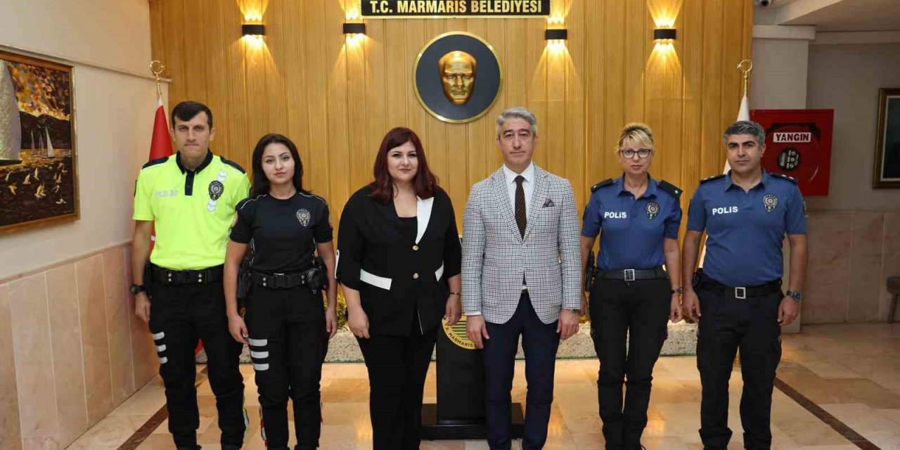 Başkan Oktay, İlçe Emniyet Müdürü Öztürk’ü ağırladı