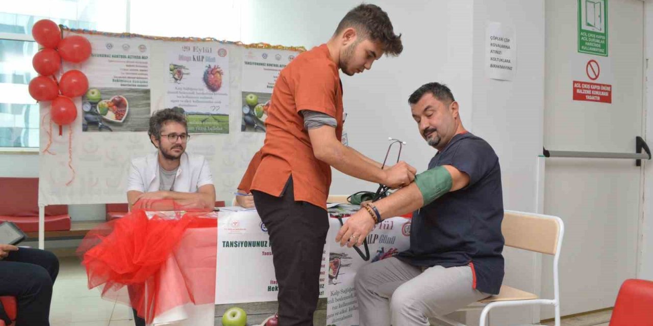 Dünya Kalp Günü’nde vatandaşlar bilgilendirildi