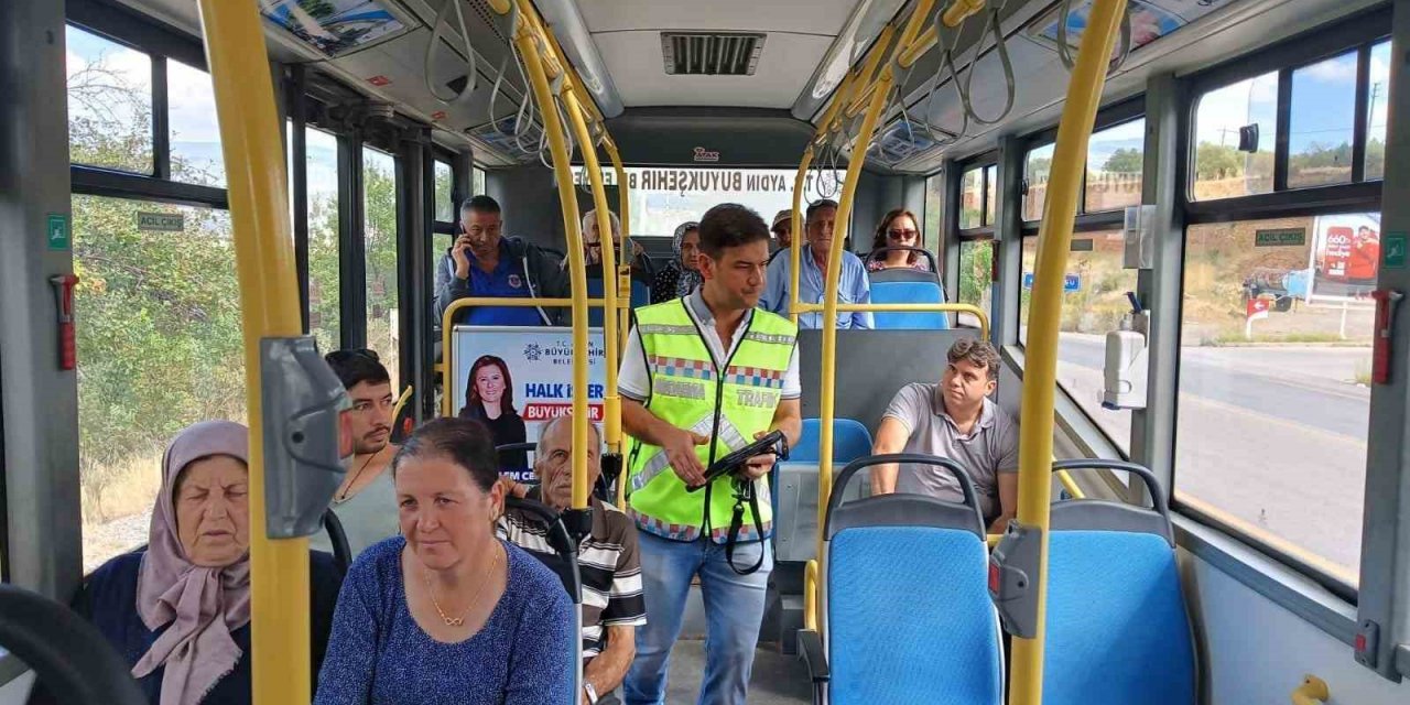 Aydın’da minibüs ve otobüslere sivil denetim