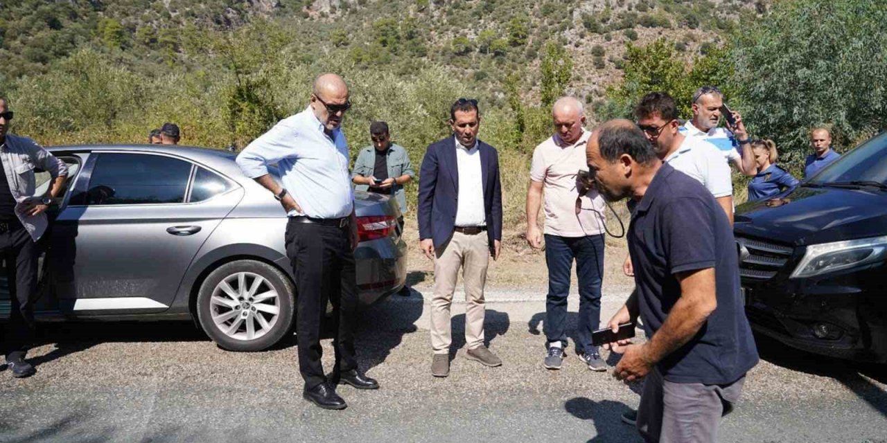 Ortaca’da Cumhurbaşkanlığı bisiklet turu güzargahında inceleme